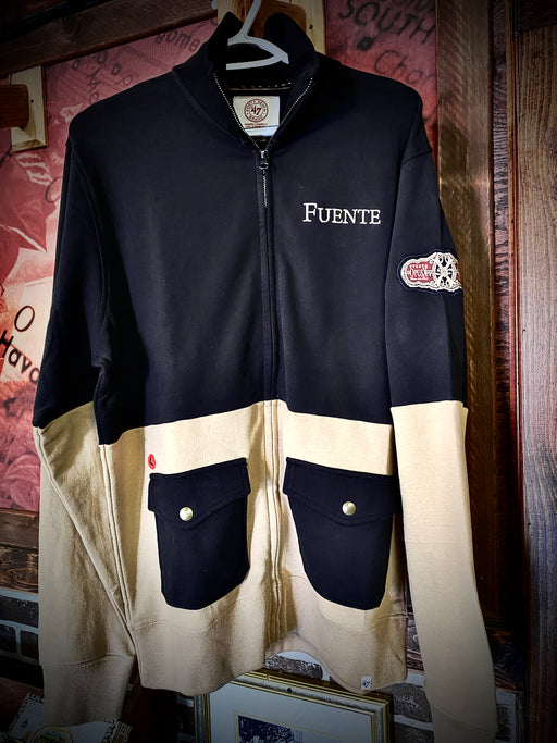 Fuente Track Jacket Black and Tan