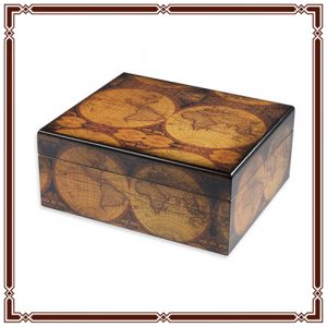 Old World Antique Finish Small Humidor